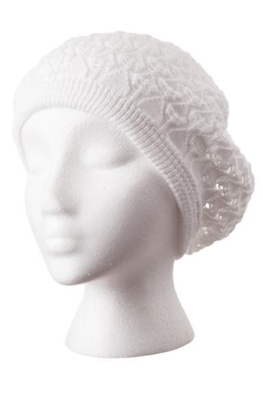 Pointelle Slouch Beret - The Crowning Touch Shop CA