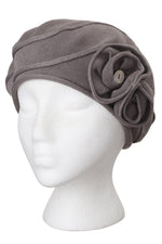 Dahlia Flower Beret - The Crowning Touch Shop CA