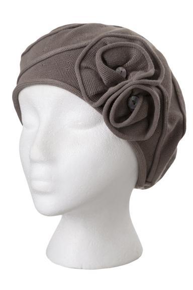 Dahlia Flower Beret - The Crowning Touch Shop CA